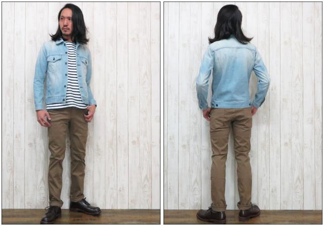 JOHNBULL デニムジャケット フェードブルー サードタイプ JB12504-17