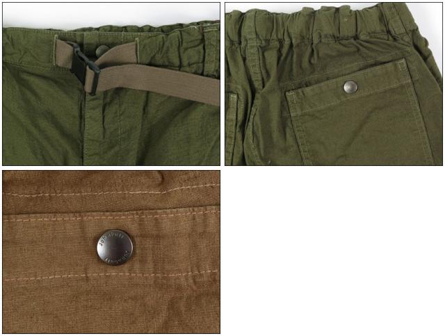 JOHNBULL コットンリネン クライミングサルエルイージーパンツ 21146