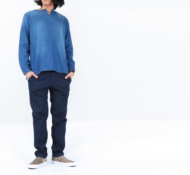 JOHNBULL コットンリネン クライミングサルエルイージーパンツ 21146