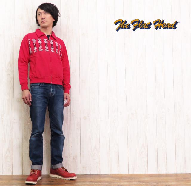 【THE FLAT HEAD】 THCシリーズ 半袖プリントＴシャツ 「RESPECT NATURE」 THC-158W 
