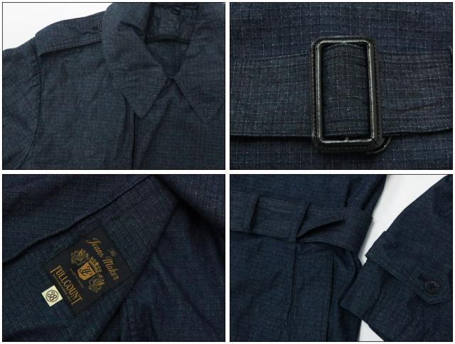 フルカウント FULLCOUNT リップストップ アーミー トレンチコート Boggy D.C.L.S 2924