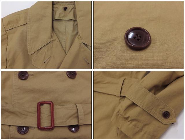 フルカウント FULLCOUNT リップストップ アーミー トレンチコート Boggy D.C.L.S 2924