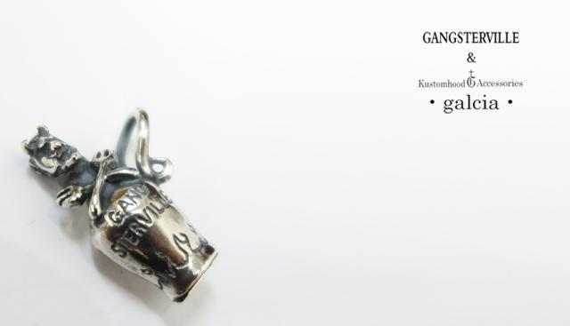 GANGSTERVILLE × Galcia シルバー925ペンダントトップ POISON BOTTLE