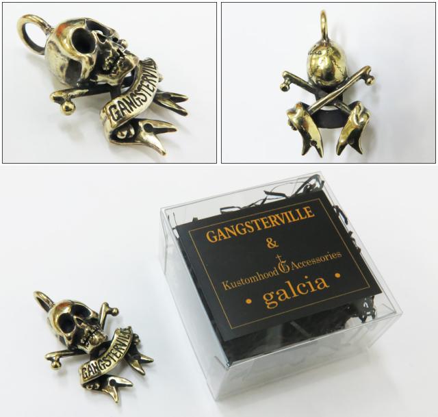 GANGSTERVILLE × Galcia ブラスペンダントトップ "POISON BOTTLE"