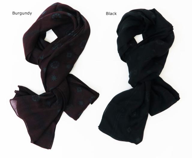 GLAD HAND レーヨン バンダナストール FAMILY CREST