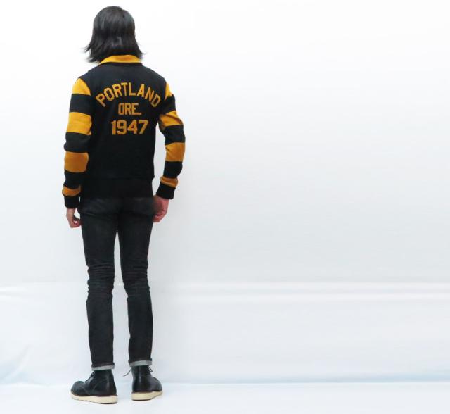 Langlitz Leathers 長袖プリントワークシャツ