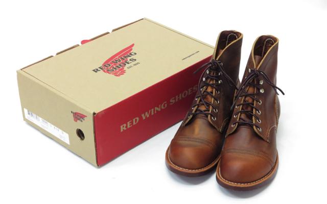 REDWING レッドウィング ヘリテージ ワークブーツ アイアンレンジ カッパー「ラフ＆タフ」 Style No.8085