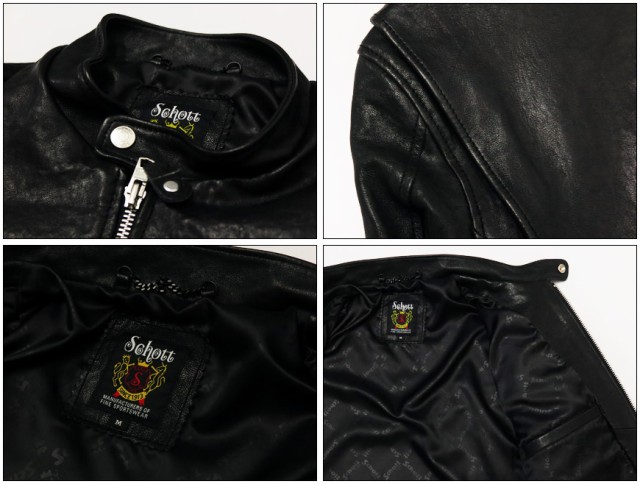 ショット Schott ラムレザー ジャケット カフェレーサー ショット Schott ラムレザー ジャケット カフェレーサー