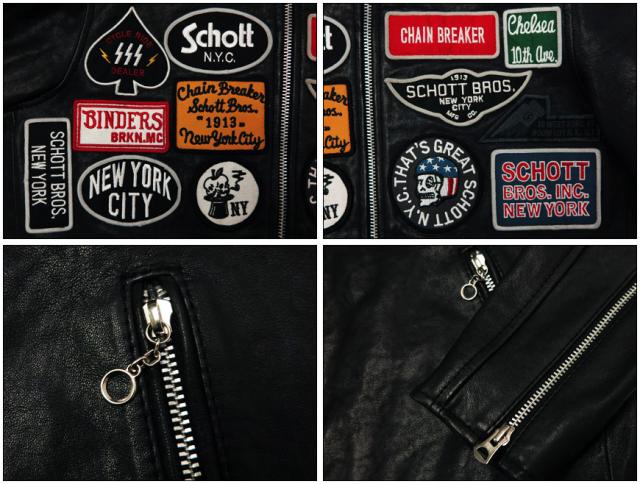 ショット Schott ラムレザー ジャケット カフェレーサー