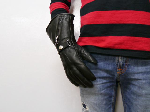 Schott【ショット】ウィンターレザーグローブ/ロング sct3109056 