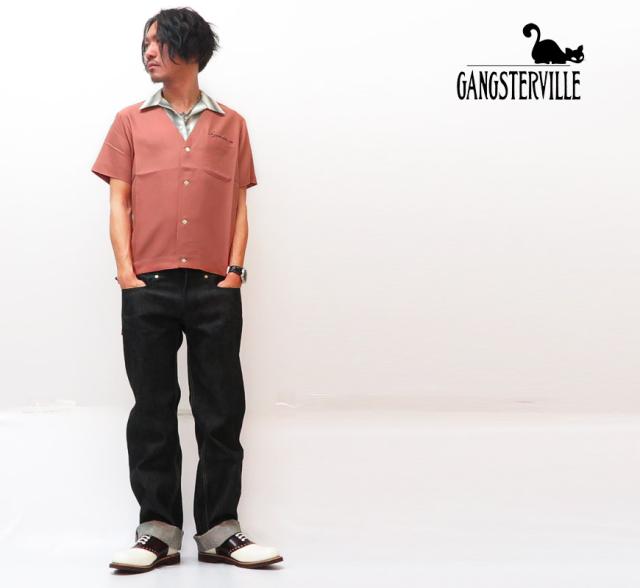 GANGSTERVILLE JACK 半袖 ボウリングシャツ