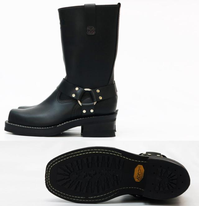 WESCO ウエスコ HARNESS 11inch Vibram #430 ブラック・タイ・ドメインレザー 