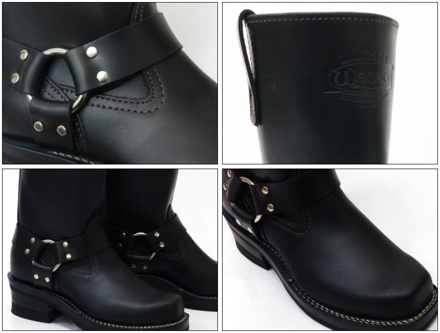 WESCO ウエスコ HARNESS 11inch Vibram #430 ブラック・タイ・ドメインレザー 