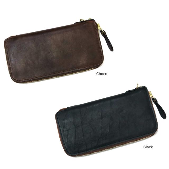 KC’S ケーシーズ ホースハイド ラウンドジップ ロングウォレット KMW037