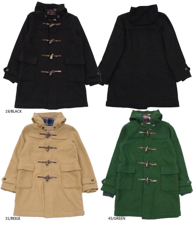 BARNS ウールメルトン ダッフルコート BR-5378