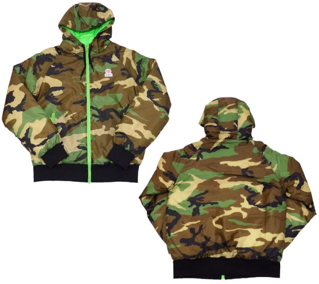 Franklin & Marshall カモフラ柄 中綿フーデットジャケット 38181-5021