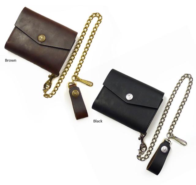 Schott Bros. レザー×メタル ウォレットチェーン Schott N.Y.C ショット ロングウォレット 長財布 レザー メタル
