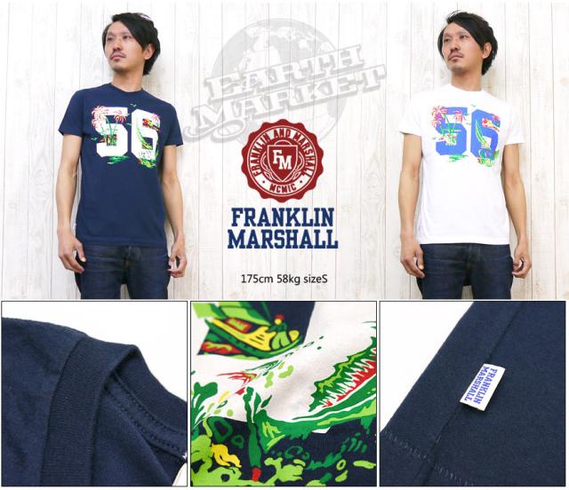 Franklin & Marshall トロピカルプリント 半袖Ｔシャツ "５６"