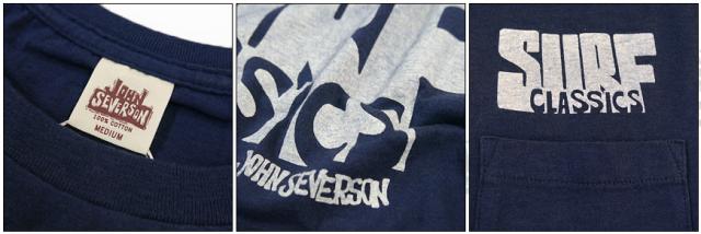 John Severson ポケット 半袖Tシャツ 「SURF CLASSICS」 JS76666