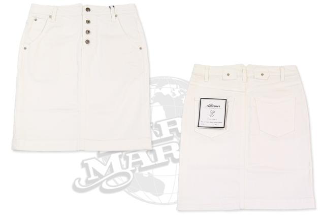 【Allumer】ストレッチカラーデニムスカート