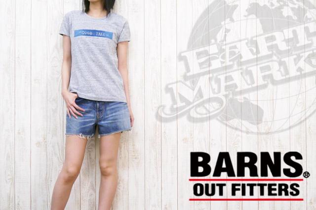 BARNS ベンベルグ綿 プリントTシャツ「GOOD TAKE」 BR-5939f