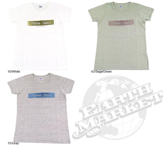 BARNS ベンベルグ綿 プリントTシャツ「GOOD TAKE」 BR-5939f