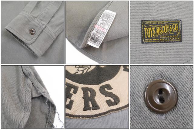 TOYS McCOY 長袖ワークシャツ THE KONG BUSTERS 