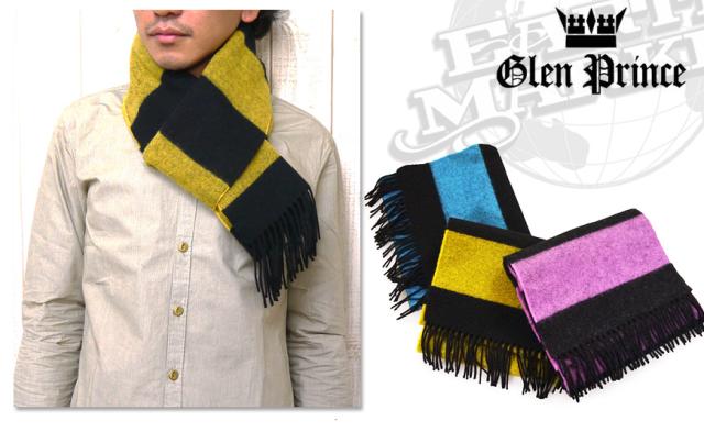 GLEN PRINCE ユニオンジャック柄 ウールマフラー
