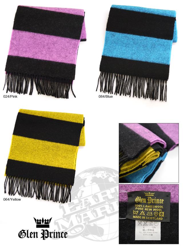 GLEN PRINCE ユニオンジャック柄 ウールマフラー