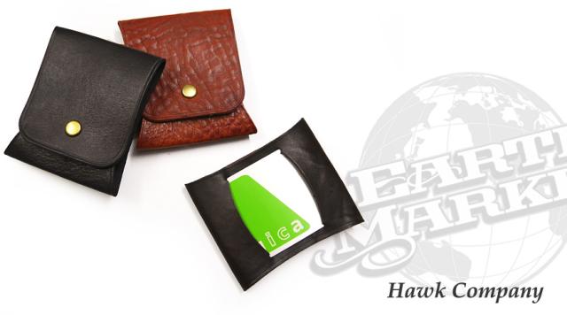 ■ HAWK COMPANY　レザーパスケース 842