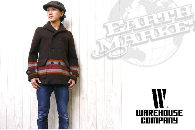 ■WAREHOUSE ウールボーダーコート　2086