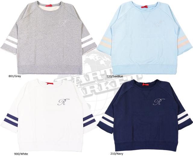 【Allumer】 3/4スリーブ スウェットトレーナー 8178633