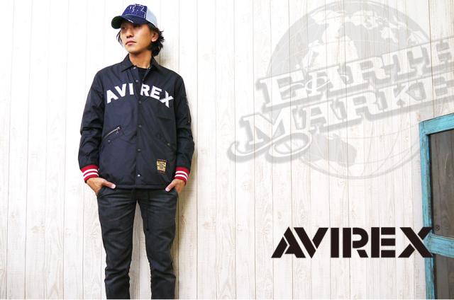 アビレックス　リブ　コーチジャケット　6152108