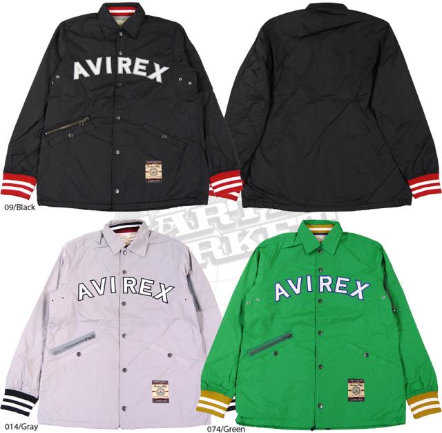 アビレックス　リブ　コーチジャケット　6152108