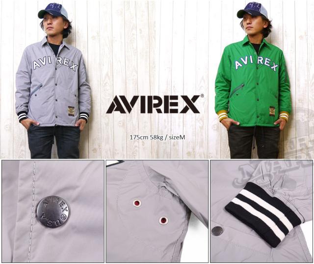 アビレックス　リブ　コーチジャケット　6152108