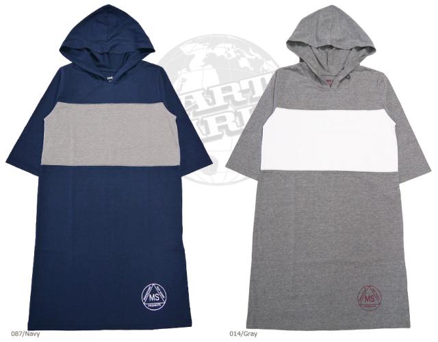 【MANASTASH】 コテージ 5分袖フーデットワンピース 7253011