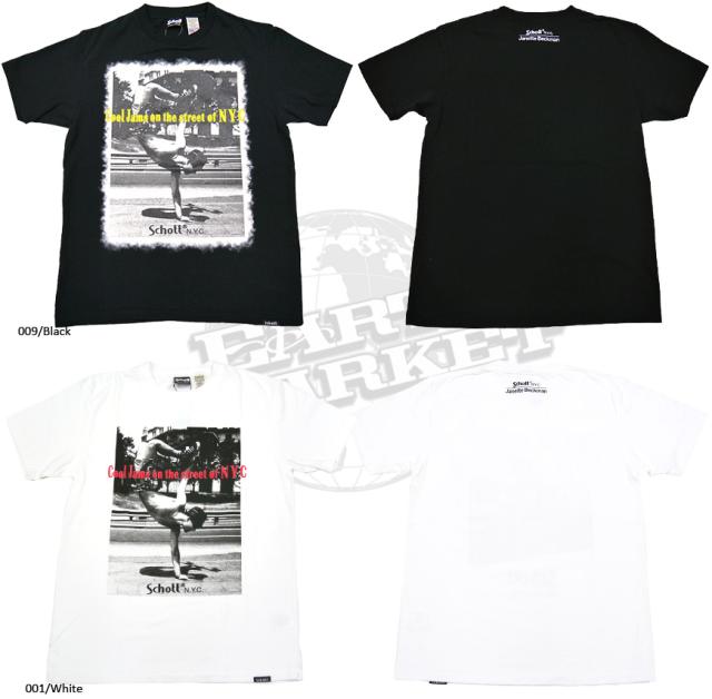 Schott&times;Janette Beckman Ｔシャツ 半袖 「SKATEBOARDER」 3153004 