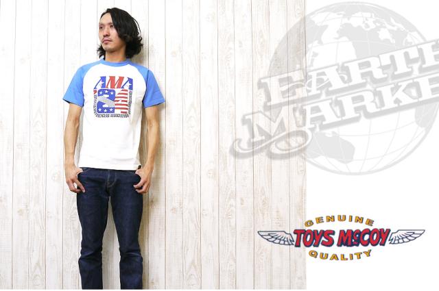 TOYS McCOY 半袖ラグランスリーブ Tシャツ “84 60TH ANNIVERSARY” tmc1534