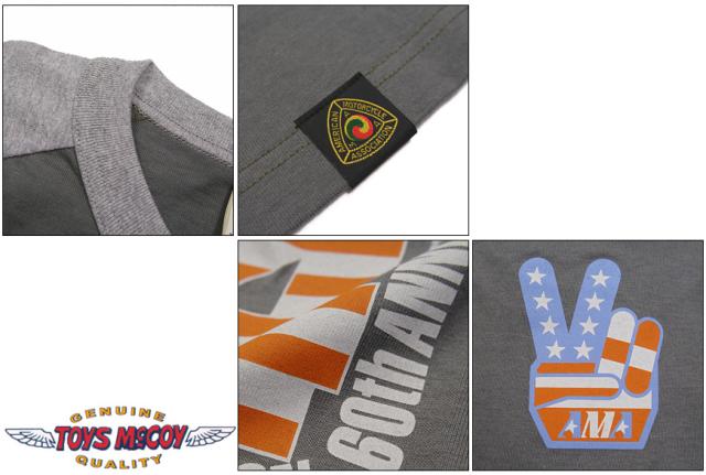 TOYS McCOY 半袖ラグランスリーブ Tシャツ “84 60TH ANNIVERSARY” tmc1534