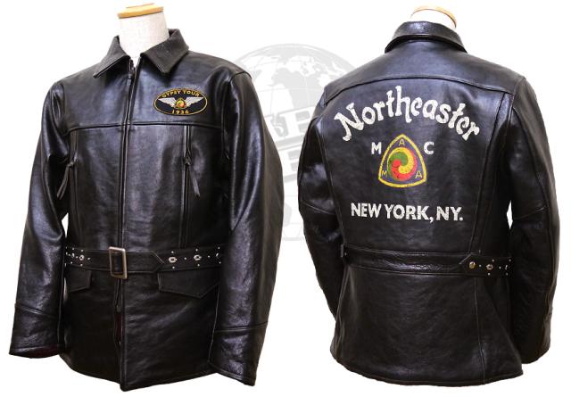 TOYS McCOY / TOWNSMAN LEATHER COAT "AMA GYPSY TOUR 1936" TMJ1437