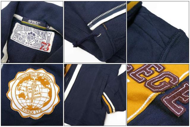 AVIREX　カレッジテイスト トラックジャケット 6193019