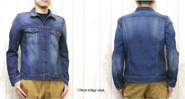 JOHNBULL　ジーンジャケット　ユーズドウォッシュ　JB12451