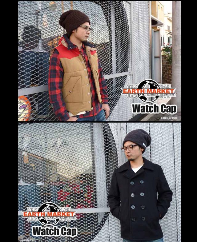 Earth Market Original ビッグアクリルワッチキャップ ts-nc523
