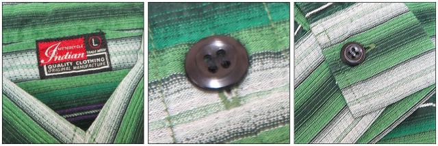 INDIAN MOTORCYCLE　オンブレーチェック　ウール　ジップジャケット IM12408