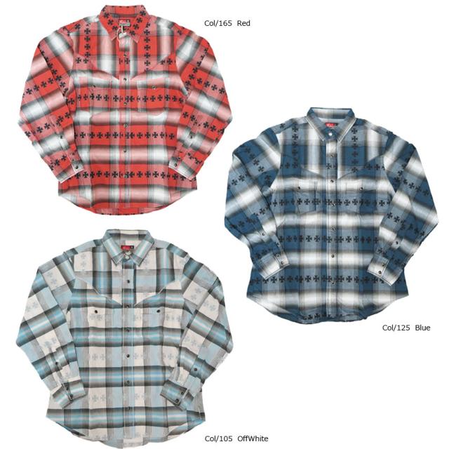 INDIAN MOTORCYCLE　オンブレーチェック　ウール　ジップジャケット IM12408