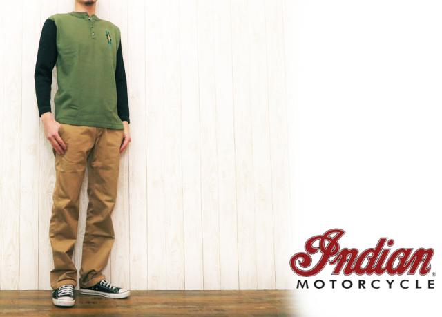 INDIAN MOTORCYCLE オンブレーチェック ウール ジップジャケット IM12408