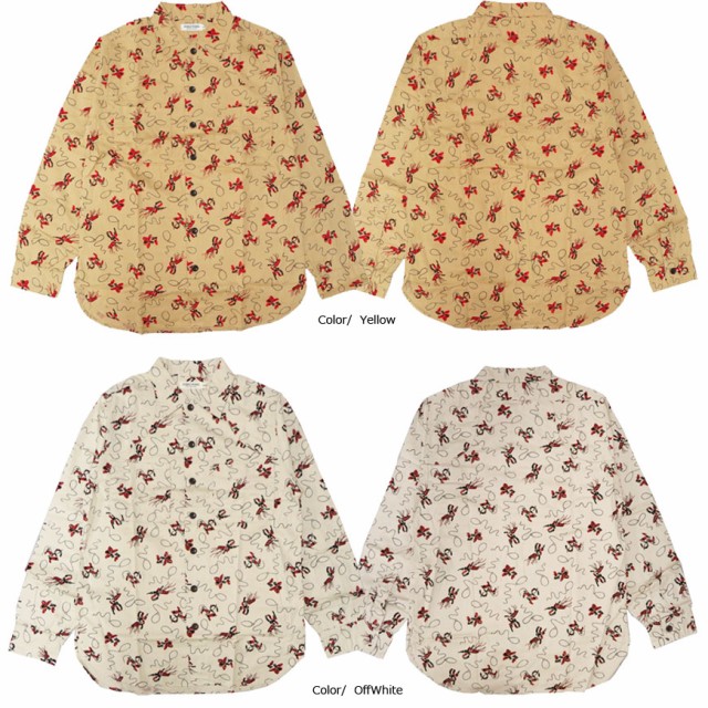 DUBBLE WORKS　長袖ハーフジップフランネルシャツ　E柄 69002-e