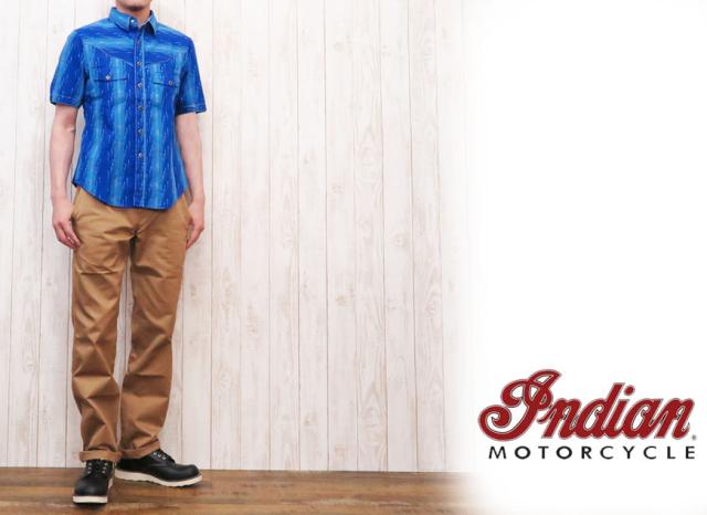 INDIAN MOTORCYCLE　プリント 半袖Ｔシャツ 「THE IRON HORSE」 IM77067