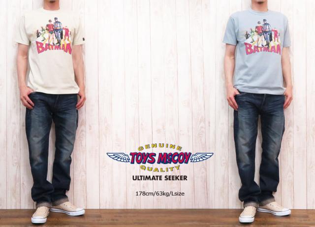 TOYS McCOY 半袖 BATMAN TEE 「BATMAN ＆ ROBIN vs VILLAINS」 バットマン TMC1649