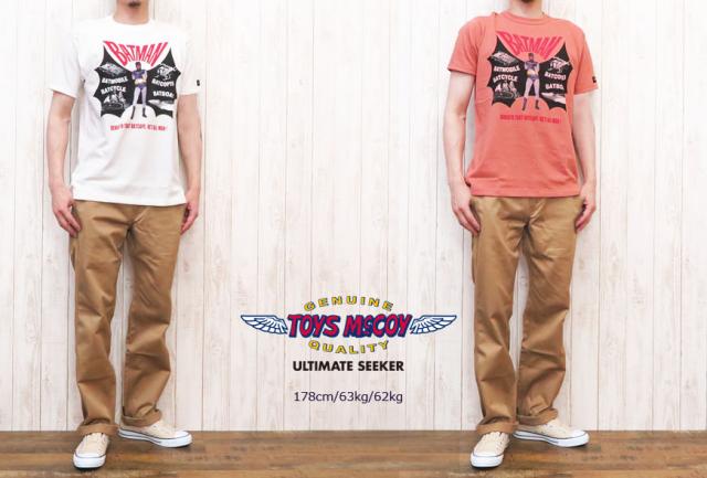 TOYS McCOY 半袖 BATMAN TEE 
